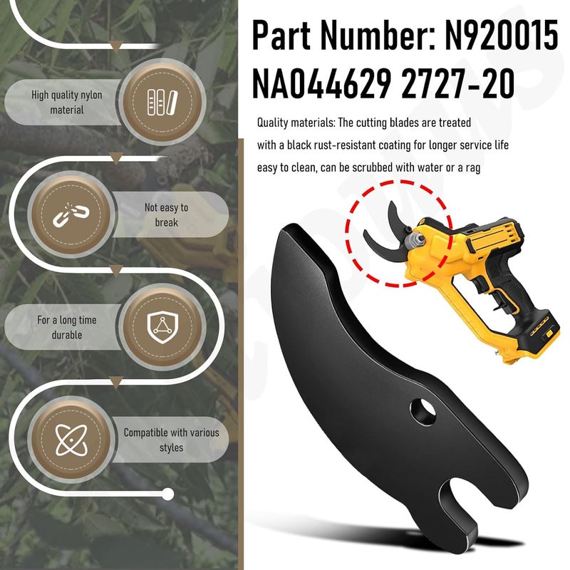 Haiouus 1PCS N920015 NA044629 Pruning Saw Blade Kit Compatible with Dewalt DCPR320B DCPR320D1 2727-20 Pruner Blade, Pruning Saw - Image 5